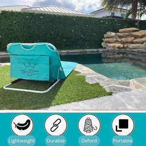 <strong>Back</strong> <strong>Support</strong> Adjustable Outdoor Waterproof Beach Folding <strong>Chair</strong> With Armrest - Product Image 4