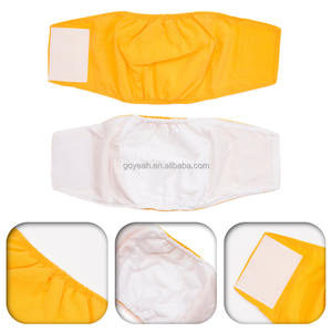 Couches lavables et réutilisables pour chiens : culottes de période pour femelles et bandes de ventre pour mâles - Product Image 6