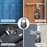 Wholesale Smart Zinc Alloy Fingerprint & Tuya APP Unlock Anti-Thief Security Padlock for Gym, Sports, Bike, School, Fence