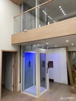 Nouvel ascenseur hydraulique vertical pour villa à trois étages pour deux personnes ; Ascenseur mini-villa pour deux à trois étages pour quatre personnes