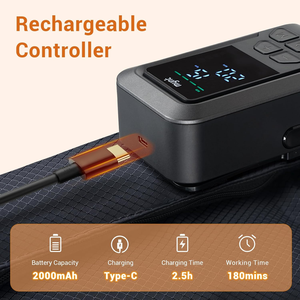 เครื่องนวดกดจุดระบายน้ำเหลืองแบบแรงดันอากาศสำหรับขา บู๊ทนวดบำบัดเพื่อฟื้นฟูร่างกาย - Product Image 5