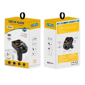 Réduction du bruit voiture <span class=keywords><strong>sans</strong></span> fil mains libres lecteur MP3 émetteur <span class=keywords><strong>FM</strong></span> monté sur voiture chargeur de voiture à charge rapide - Product Image 6