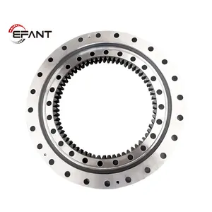 Slewing Ring Bearing EFANT In Stock 98 Internal Teeth 28 Outer Holes 36 Inner Holes Sh120 Excavator Cross Roller Slewing Ring Bearing