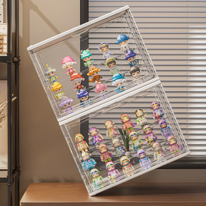 Support d'affichage pour boîtes mystères en acrylique transparent, pliable et empilable, pour figurines et rangement de poupées - Product Image 5
