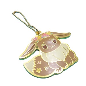 Porte-clés en métal Pikachu personnalisé, couleur or, peinture époxy, pendentif de dessin animé, cadeau promotionnel - Product Image 5