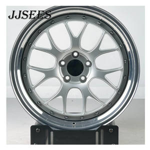 JJSEES 5x130 Jantes forgées en 2 pièces RS2 pour <span class=keywords><strong>Porsche</strong></span> <span class=keywords><strong>964</strong></span> Turbo 911 993 996 997 991 17 18 19 20 pouces, jantes en alliage avec lèvres polies - Product Image 6