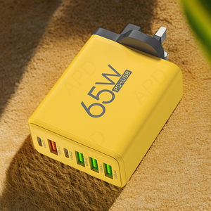 Cargador PD inalámbrico de 65W para iPhone 15/16 <span class=keywords><strong>iPad</strong></span> para Apple Watch-Placas de <span class=keywords><strong>carga</strong></span> rápida del Reino Unido Material GAN ABS para teléfonos móviles Portátiles - Product Image 5