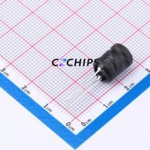 Inductor de Anillo de Color XR8*10-101K-L / Componente de Orificio Pasante (THT), D8xL10mm 100uH 10% Núcleo I - Product Image 1