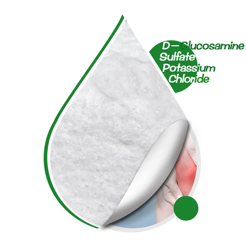 चीन कारखाने की आपूर्ति Glucosamine सल्फेट पाउडर कच्चे माल 98% डी-glucosamine सल्फेट 2KCL कैस 31284-96-5