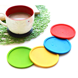 Custom Silicone Coasters Rubber Manufacturers High Temperature Anti-slip Spill-proof <b>Cup</b> <b>Mat</b> Classic - Product Image 1