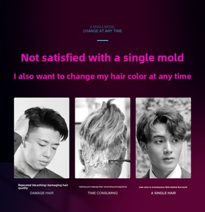 Cera para el Cabello Impermeable Personalizada, Arcilla para Peinar con Fijación Fuerte, 9 Colores, Cera Temporal para Colorear el Cabello - Product Image 5
