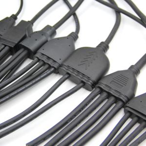 Connecteur <span class=keywords><strong>parallèle</strong></span> étanche IP67 DREAM pour câble extérieur, répartiteur <span class=keywords><strong>en</strong></span> Y 2/3/4 broches - Product Image 2