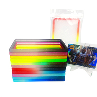 Protection de plaque en TPU avec paillettes dégradées multicolores, protection de plaque de protection graduée, protection de plaque de protection pour cartes graduées PSA