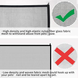 Clôture de sécurité pour animaux de compagnie Isolation Escaliers Filet de clôture pour chien Porte de sécurité pour animaux de compagnie Magique Pliable Durable Pet Dog Mesh Gates Mesh Dog Gate - Product Image 3