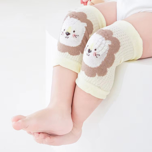 Xiangyi Chaussette Pour <span class=keywords><strong>Bebe</strong></span> été nouveau dessin animé mignon poignées antidérapantes coton protection bébé genouillères pour ramper - Product Image 1