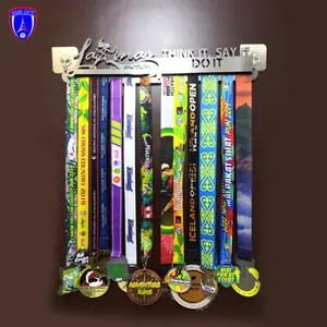 Disesuaikan Kualitas Tinggi Gantungan Medali Logam Stainless Steel Menjalankan Medali Gantungan Gymnastic Medal Hanger Display