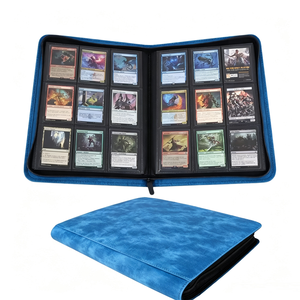 Custom Premium zippered card <b>binder</b> pokemond 9 12 pocket <b>binder</b> <b>yugioh</b> <b>binder</b> trading card ring <b>binder</b> - Product Image 3
