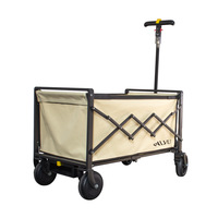 Remorque de camping électrique intelligente télécommandée en acier pour vélo pliant, pique-nique, voyage, extérieur, avec roue pivotante