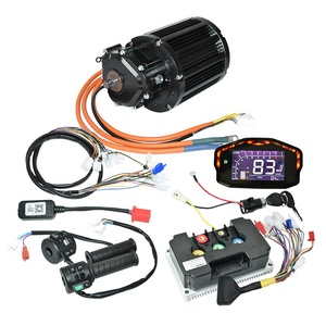 Kit de Motor Eléctrico de Alta Velocidad Programable QS138 90H V3 4KW 7200rpm para Motocicleta con Controlador 72680 de 350A de Corriente - Product Image 1