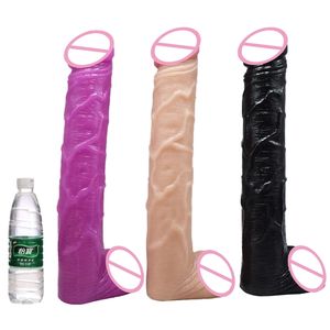 Взрослые игрушки, оптовая цена, 50 см, большой толстый черный фаллоимитатор, супер длинный пенис, faak, секс-шоп, эротические игрушки, giante, фаллоимитатор для женщин, мастурбация - Product Image 1
