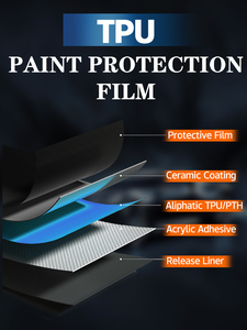 Film de protection de peinture PPF mat en TPU, garantie 5 ans, 7,5 mil, anti-jaunissement, auto-réparant, anti-rayures, vente directe usine, vinyle - Product Image 2