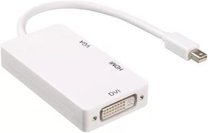 Câble <span class=keywords><strong>adaptateur</strong></span> actif 3-en-1 Mini DP vers VGA DVI HDTV HD-MI, prend en charge la résolution 1080P pour <span class=keywords><strong>Apple</strong></span> <span class=keywords><strong>MacBook</strong></span> Pro <span class=keywords><strong>Air</strong></span> Thinkpad - Product Image 4