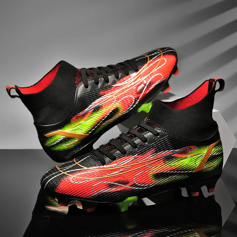 Yeni toptan fiyat futbol ayakkabıları hava Zoom tam örme Superfly XV 15 FG futbol kramponları erkekler için ayakkabı