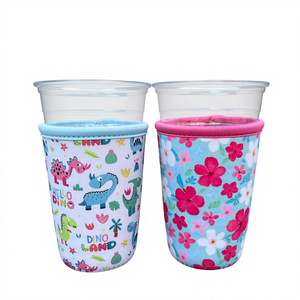 Porte-gobelets à café arabe à emporter, en Oxford, à emballer, vierge, pour sublimation, manchon à café vierge en néoprène avec poignée - Product Image 1