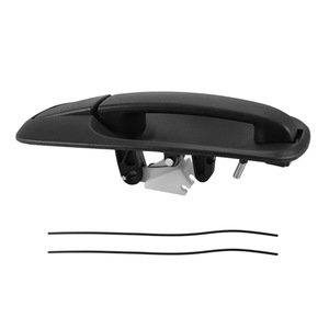 Poignée de porte arrière pour Renault Trafic 01-08, noire, gauche/droite, compatible, en plastique, numéro de pièce 8200283010 - Product Image 1