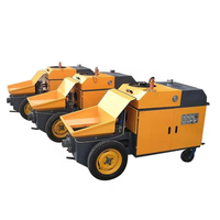 Transfer 20mm agregat sekrup Beton semen Mortar pompa Grout Beton Transfer Mini Beton Line pompa harga