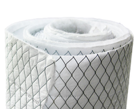 Filter Udara Laminasi Jaring Polyester Serat Karbon Aktif MERV 8-14 Impor Baru untuk Ventilasi Rumah