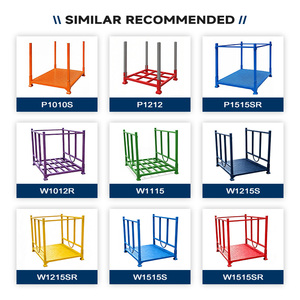 TER Heavy Duty Corrosion Resistant Removable Mild Steel Textile Rack Logistics Multi Level Rigid Square Tube <strong>Folding</strong> <strong>Shelving</strong> - Product Image 6