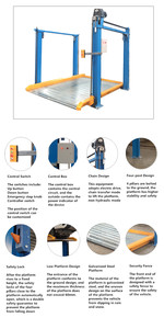 Système de stationnement automatique à 4 colonnes pour véhicules, équipement de garage, mode à entraînement par chaîne pour parking de voitures - Product Image 1