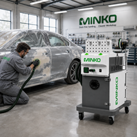 Máquina de lijado al vacío para pintura de automóviles, sin polvo, neumática, eléctrica, móvil, para carrocería, extractor de polvo, 110V 220V