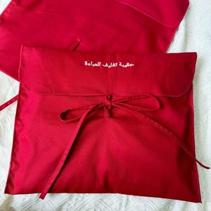 Pochette de rangement haut de gamme en coton de 8 oz avec cordon, idéale pour manteaux et sous-vêtements - Product Image 3