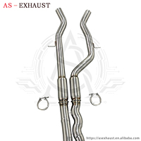 Tuyau intermédiaire en Z à longueur égale pour BMW M3 M4 F80 F82 S55 3.0T SS304, échappement de performance non résonné