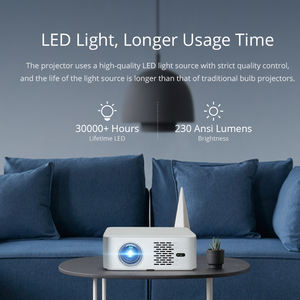 Hotack L003 Full HD 3500 Lumens Home Cinéma Projecteur Vidéo Portable LCD LED Smart Android TV Proyector Portatil Mini <span class=keywords><strong>Proj</strong></span> - Product Image 2