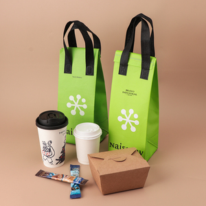 Bolsa <span class=keywords><strong>de</strong></span> Plástico Laminado Desechable <span class=keywords><strong>para</strong></span> Entrega <span class=keywords><strong>de</strong></span> Café, Bolsa Térmica Aislada con Papel <span class=keywords><strong>de</strong></span> Aluminio <span class=keywords><strong>para</strong></span> Café <span class=keywords><strong>para</strong></span> Llevar - Product Image 2
