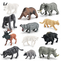 Lelewu simulation faune modèle orignal grizzly ours caméléon éléphant décoration