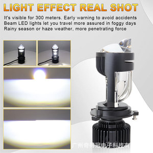 ไฟหน้า LED Y3D H4 30000LM 70W แสงเลเซอร์คู่ พร้อมพัดลมระบายความร้อน - Product Image 3