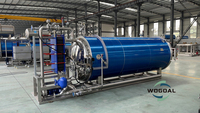 Autoclave de stérilisation à vapeur et pulvérisation d'eau 1200mmx3600mm pour la mise en conserve d'aliments pour animaux de compagnie et de sardines en conserve