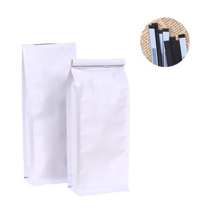 أكياس قهوة من رقائق الألومنيوم متعددة الألوان بقاع مسطح مع صمام وشريط قصدير، متوفرة في المخزون وقابلة للتخصيص - Product Image 6