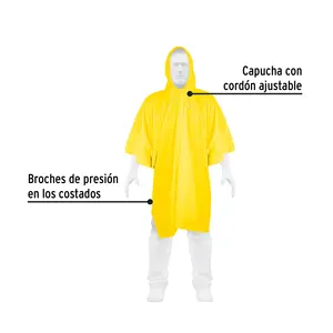 Maître avec 20pcs PVC doublé poncho ou casquette, Pretul - Product Image 2