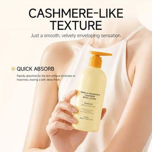 Lotion corporelle HKH Vanilla Cashmere, absorption rapide, non collante, parfum longue durée, hydratation intense pour peaux sèches - Product Image 1