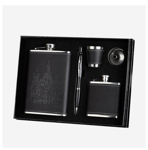 Bình rượu bằng thép không gỉ, chai rượu di động, bình rượu du lịch ngoài trời, bình rượu cổ điển, bình rượu Nga 9oz 3oz - Product Image 1