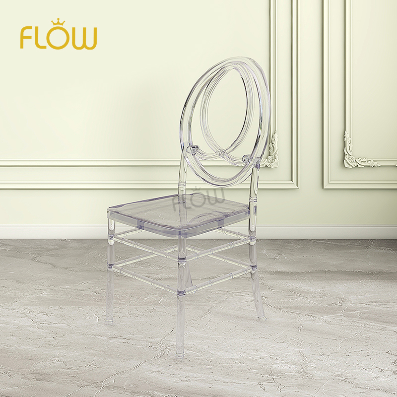 Wholesale Cheap Price Banquet PC Resin Transparent Crystal Dining Phoenix Chair Stackable clear Party Wedding Chair for Events