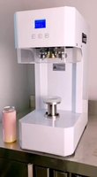 Selladora de Latas de Aluminio y Plástico para Té de Burbujas, Ajustable de 40-100 mm, Selladora de Latas de Cerveza, Máquina Selladora Automática