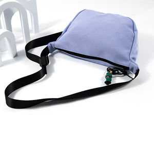 Nouveautés : Sac bandoulière léger et tendance à fermeture éclair, petit sac sous le bras, mini sac boulette simple en nylon - Product Image 4