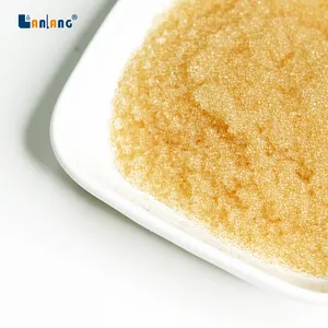 Résine échangeuse de cations acides forts de type gel haute capacité de qualité alimentaire Lanlang utilisée pour l'adoucissement et la déminéralisation de l'eau