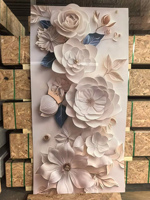 Panneau mural décoratif imperméable en PVC, feuille de marbre 1220x2440x3mm pour salon, chambre à coucher, usage intérieur